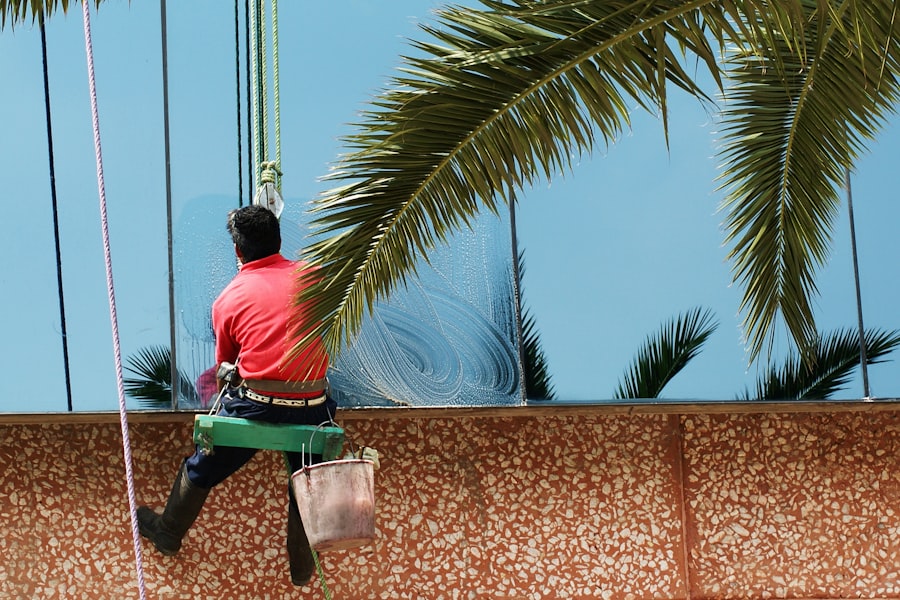 Photo window cleaning