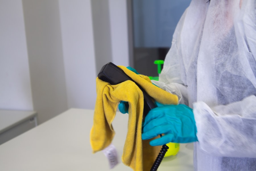Photo professional cleaning 
